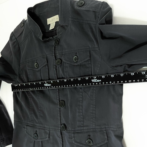 Loft Petites Blue-Gray Jacket Size SP - Picture 2 of 6